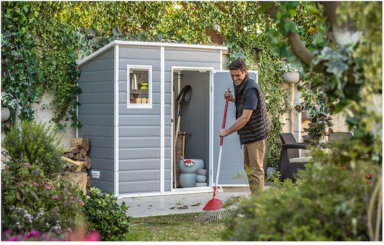 Kunststoff Gartenhäuser Manor Pent mit Lüftungsschlitzen M1.83xBreite1.11xHöhe2m