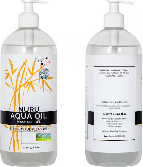 Love Stim Nuru Aqua Λάδι για Μασάζ 1000ml