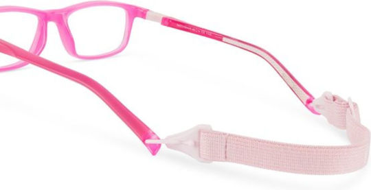 Nanovista Sleek Crew 4-6 Years Kids Acetate Pink Prescription Eyeglass Frame NAO3100444
