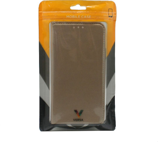 Versa Smart Magnet Book Piele artificială Rose Gold (iPhone XR)