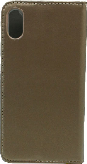 Versa Smart Magnet Book Piele artificială Rose Gold (iPhone XR)