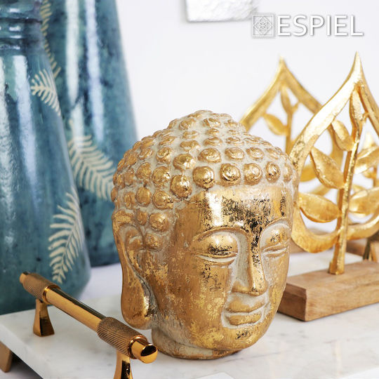 Espiel Decorativ Buddha din Material Ceramic 14.5x14.5x18.5cm 1buc