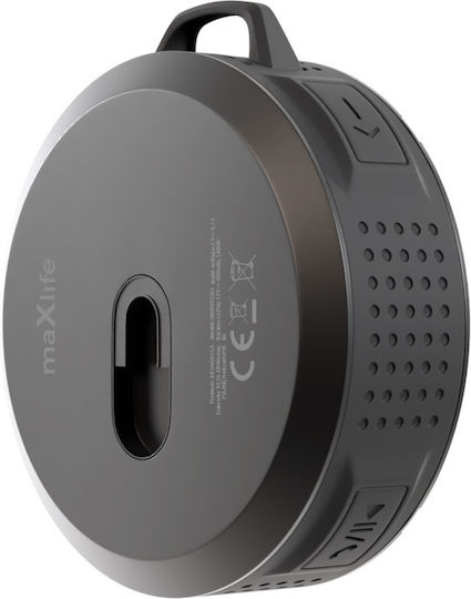 Maxlife MXBS-01 Ηχείο Bluetooth 3W με Διάρκεια Μπαταρίας έως 3 ώρες Μαύρο