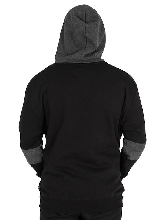 UNIT PLAZA ZIP HOODIE CHARCOAL