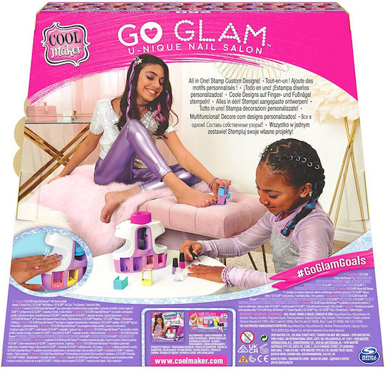 Spin Master Cool Maker - Go Glam U-nique Salon De Manichiură Joc Machiaj și Jucării De Frumusețe