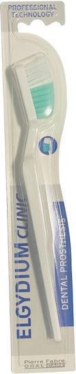 Elgydium Dental Prosthesis Zahnbürste White-Green