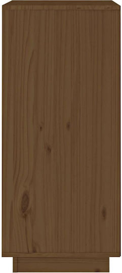 Dulap de Podea pentru Sufragerie din Lemn Masiv Maro Miere 38x35x80cm