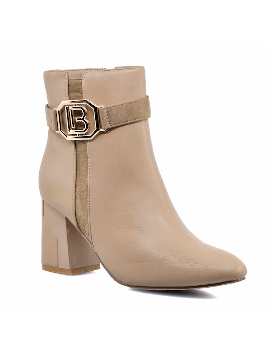 LAURA BAGIOTI DAMEN STIEFEL-FREIZEITLICH EXTRA LEICHT/WEICH-ÖSTLICH-MEMORY FOAM-BEIGE KUNSTLEDER