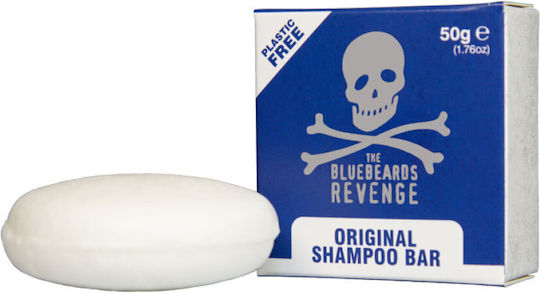 Bluebeards Revenge Șampon Solid de Reconstrucție/Hrană și Hidratare pentru Toate Tipurile de Păr 50gr