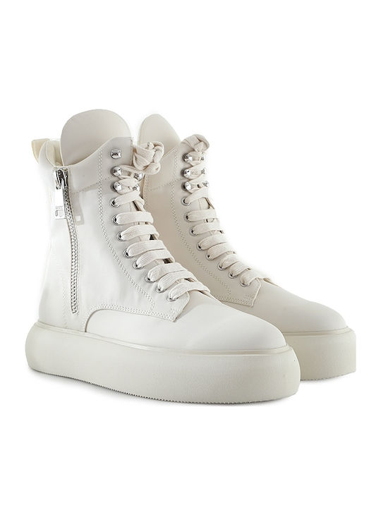 Aken Women's Ankle Boots White