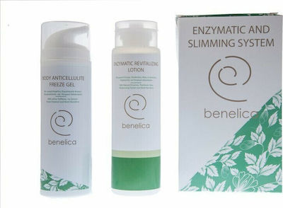 Benelica Enzymatic Slimming System Enzymatic Revitalizing L Skin Care Set for Moisturizing & Firming with Facial Lotion