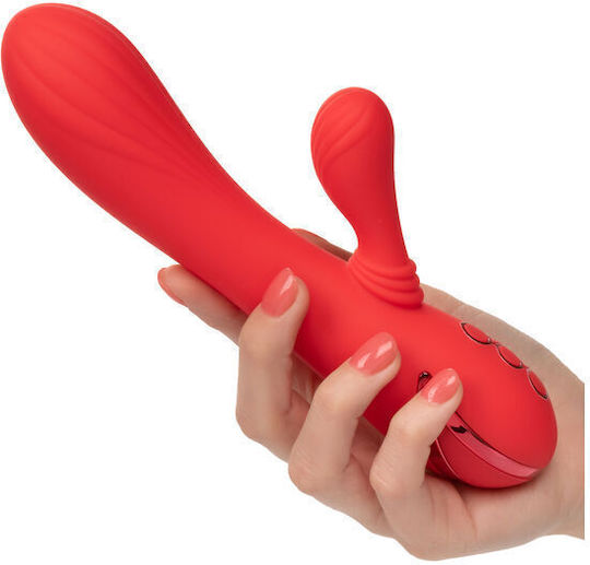 Calexotics Palisades Passion Vibrator Rabbit 11.5cm Red