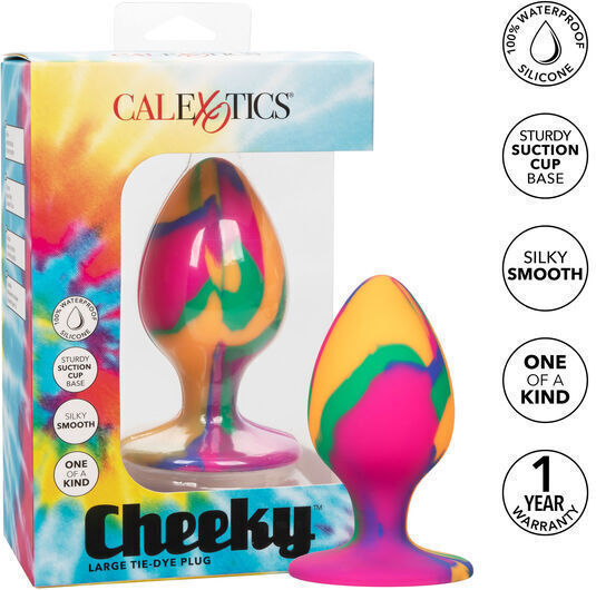 Calexotics Cheeky Tie-Dye Anal Plug Groß