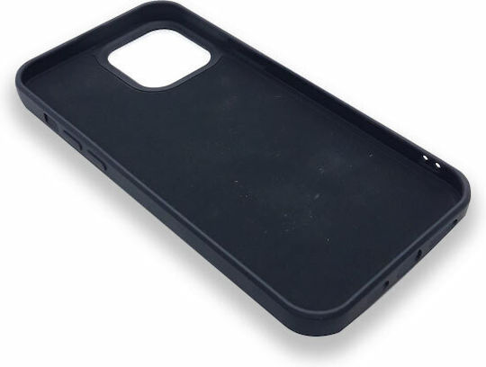 Vennus Ring Back Cover Σιλικόνης Μαύρο (iPhone 13 Pro Max)