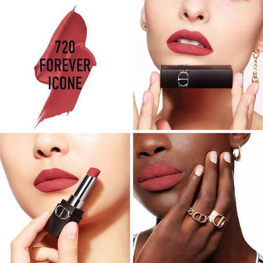 Dior Rouge Forever Lipstick Long Lasting Matte 720 Forever Icone 3.5gr