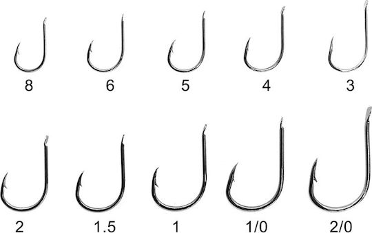 Oceanic 4201F BLN Chinu 1/0 Fishing Hooks Set 20pcs No1