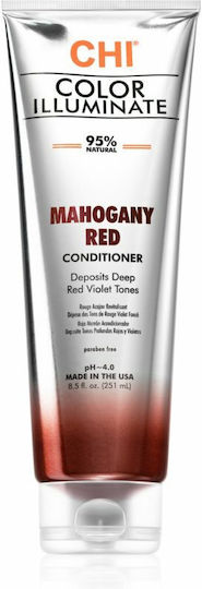 CHI Ionic Color Illuminate Mahogany Red Балсам за Боядисана Коса 250мл