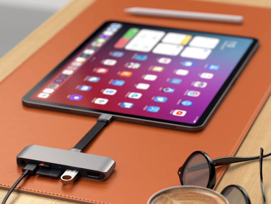 Satechi USB-C Stație de andocare cu HDMI 4K Argintiu (ST-MPHSDM)