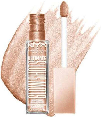 Nyx Professional Makeup Ultimate Glow Shots Σκιά Ματιών σε Υγρή Μορφή 05 Highkey Lychee 7.5ml