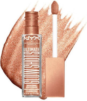 Nyx Professional Makeup Ultimate Glow Shots Сенки за Очи в Течна Форма 08 Усукана мандарина 7.5мл