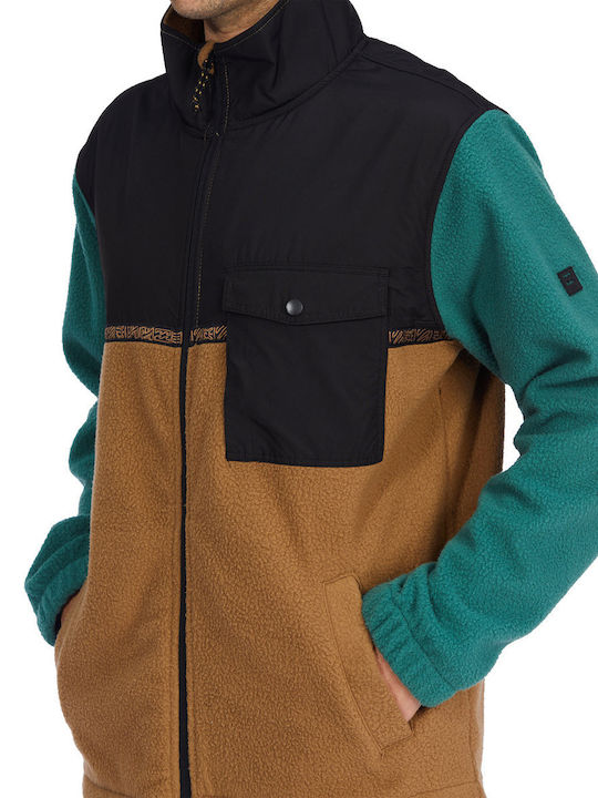 Boundary Men's Fleece Cardigan Multicolored