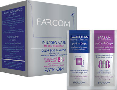 Farcom Unisex Hair Care Set Coloring with Mask / Shampoo 2pcs