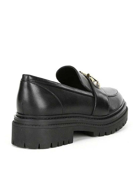 Parker Lug Γυναικεία Loafers σε Μαύρο Χρώμα