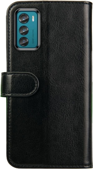 Rosso Element Wallet Synthetic Leather Black (Motorola Moto G42)