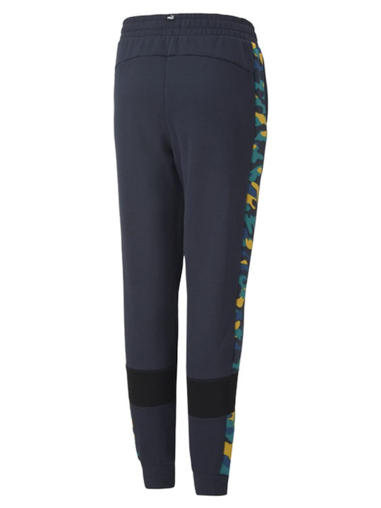 Puma Kids Sweatpants Navy Blue
