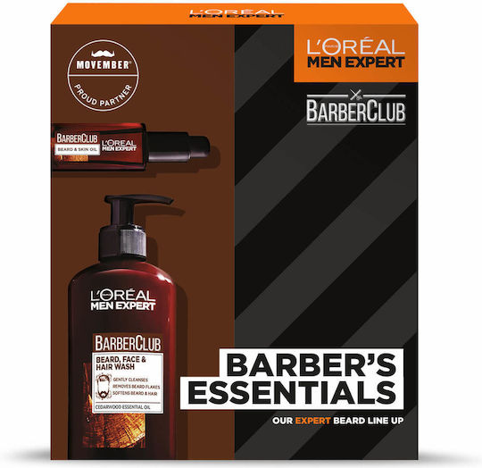 L'Oreal Paris Men Expert Barber Club with Shampoo 200ml & Oil 30ml