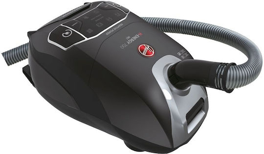 Hoover H-Power 700 HE720PET 011 Ηλεκτρική Σκούπα 850W με Σακούλα 6lt Μαύρη