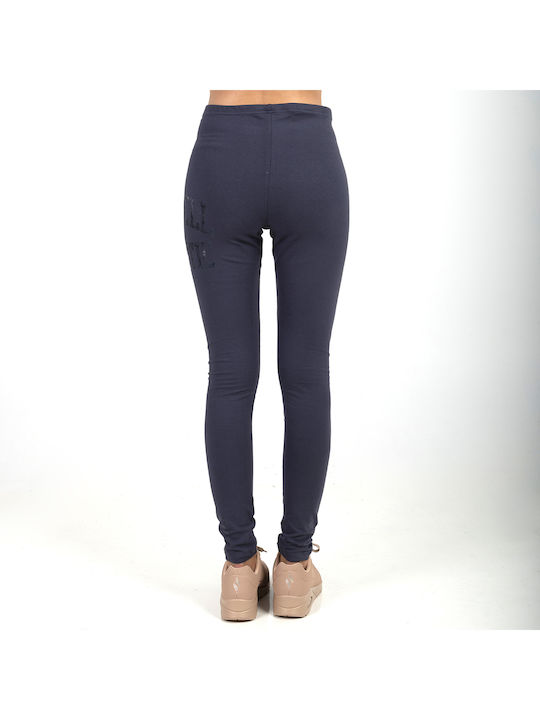 Russell Athletic Frauen Lang Leggings Blau