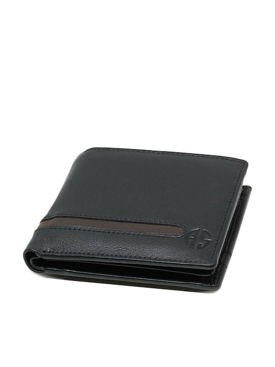 Δερμάτινο Ανδρικό Πορτοφόλι με RFID Μαύρο