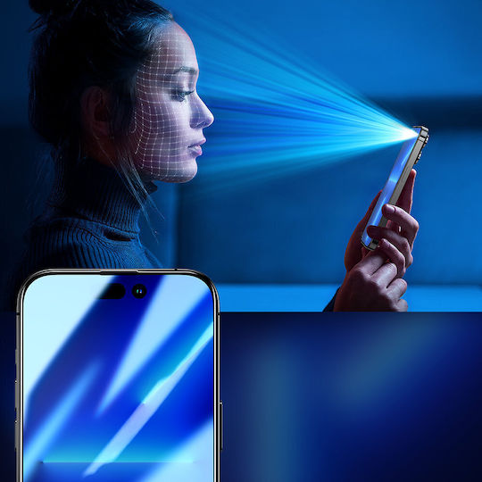 Joyroom Knight 2.5D Datenschutz Vollflächig Gehärtetes Glas (iPhone 17e / 16e / 14 / 13 / 13 Pro)