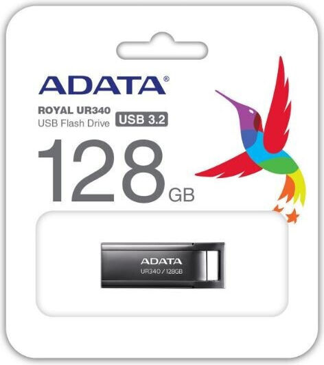 Adata UR340 128GB USB 3.2 Stick Ασημί