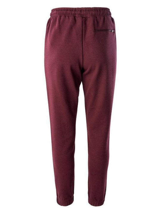 IQ Damen-Sweatpants Burgundisch