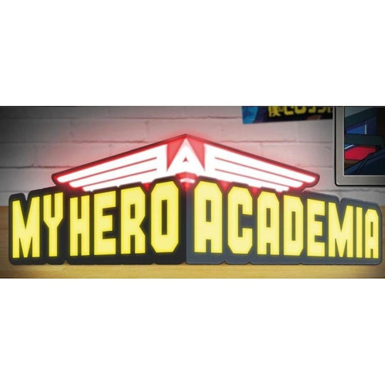 Paladone Kinder Dekorative Lampe My Hero Academia Schwarz 30x10cm