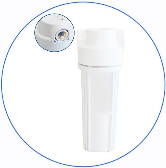 Aqua Pure Home Apcyst Συσκευή Φίλτρου Νερού Μονή Κάτω Πάγκου / Κεντρικής Παροχής Διατομής ½" με Ανταλλακτικό Φίλτρο Aqua Pure APCYST 0.5 μm
