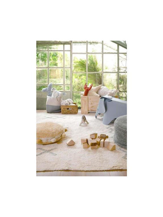 Lorena Canals Handmade Kids Cotton Rug Atlas 170x240cm Blue