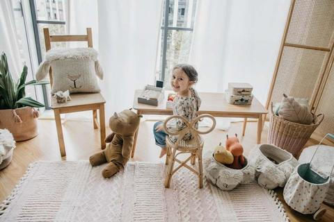 Lorena Canals Ari Kinder Teppich Rose 140x200cm