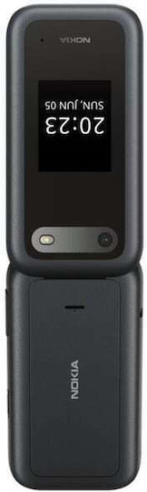 Nokia 2660 Flip Dual SIM Κινητό με Κουμπιά (Ελληνικό Μενού) Μαύρο
