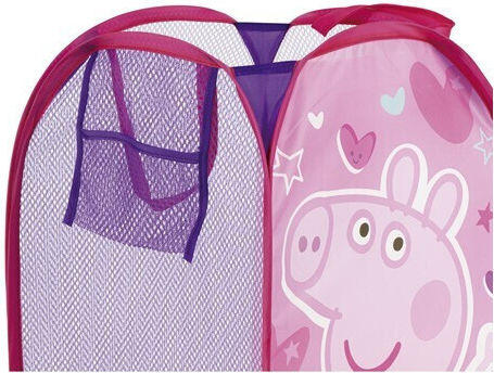Arditex Children's Folding Laundry Basket made of Fabric Pink 36x36x58cm 1pcs