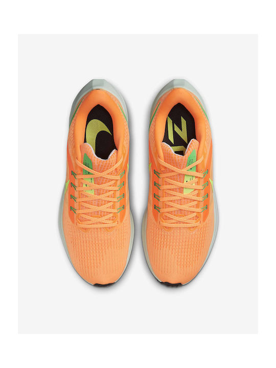 Air Zoom Pegasus 39 Sport Shoes Running Peach Cream / Total Orange / Green Shock / Ghost Green