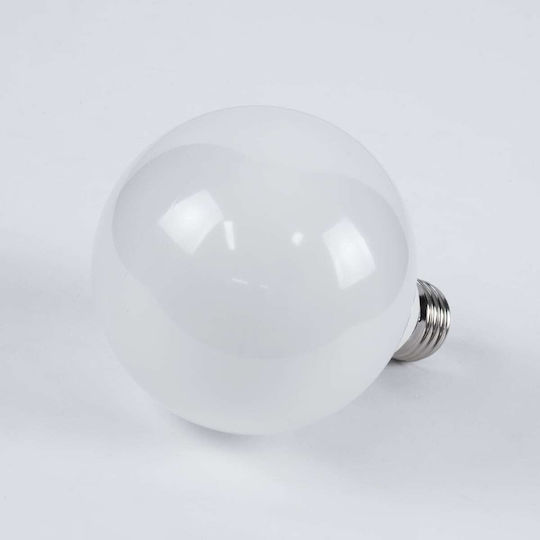 GloboStar LED Bulb 15W 140mm for Socket E27 and Shape G95 Cool White 1500lm