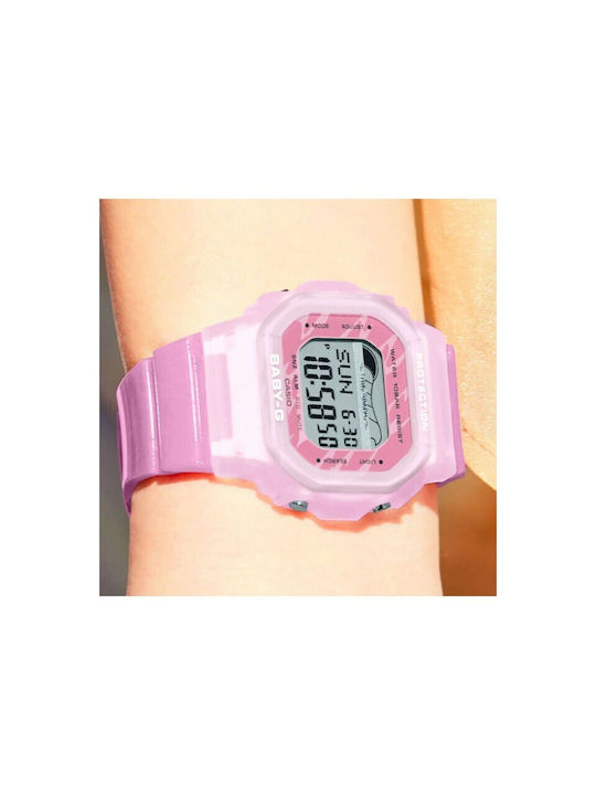 Casio Baby G Watch with Pink Rubber Strap