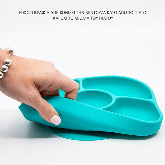 Bbluv Feeding Set Yümi made of Silicone with Non-Slip Base Fuchsia 2pcs