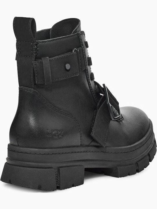 Ashton Leather Women's Ankle Boots Black