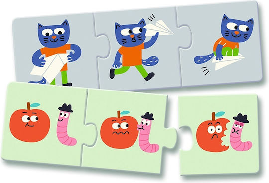 Puzzle pentru Copii Construiesc Poveștile pentru 3+ ani+ Ani 3buc Djeco