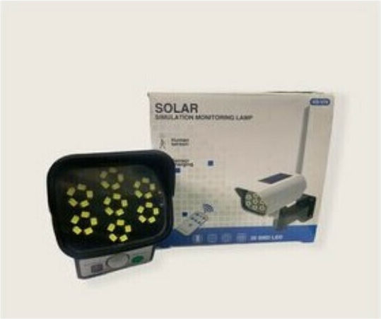 KBS Camera de supraveghere falsă tip Bullet Camere de supraveghere simulare cu iluminare LED Alb