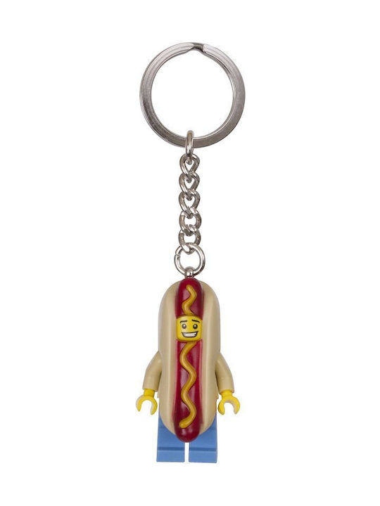 LEGO Keychain Hot Dog Man with LED